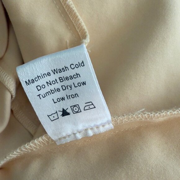 Tuckernuck Blake Shift Shirt Dress XL Stone Neutral French Girl Quiet Luxury - Picture 6 of 11